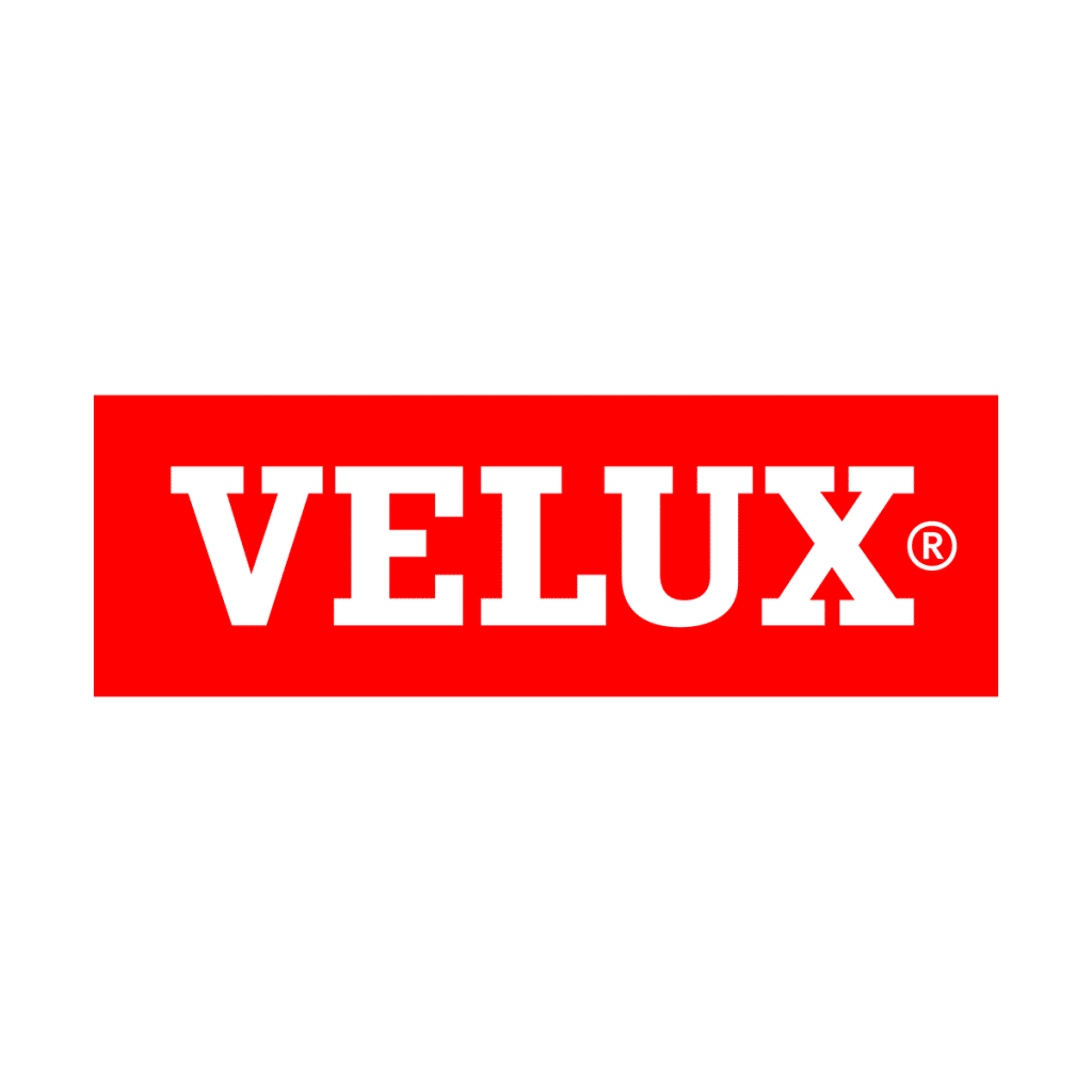Logo du fabricant de fenêtres Velux.